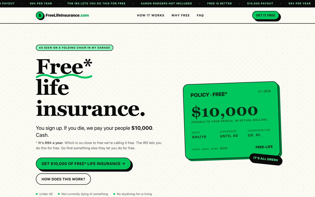 FreeLifeInsurance preview